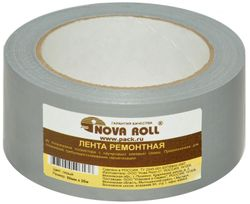 Клейкая лента NOVA ROLL 50 мм х 25 м серая, фото