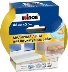 Лента малярная UNIBOB для штукатурных работ 48мм х 25м, фото