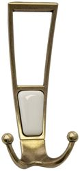 Крючок мебельный KERRON Hooks KR 0410-10 OAB двойной бронзовый, фото