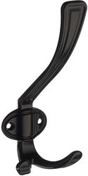 Крючок мебельный KERRON Hooks KR 0310 BL тройной черный, фото