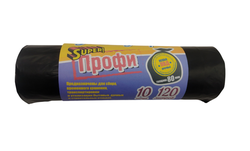 Пакеты для мусора ПВД 120 л, 80 мкм, 70х110 см, 10 шт, фото