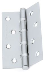 Дверная петля универсальная врезная Palladium 100х70х2 мм перламутровый хром, детальное фото