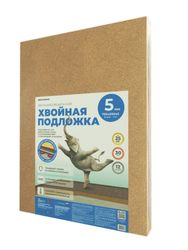 Звукоизоляционная хвойная подложка СОЛНЦЕ 790x590x5 мм, вид
