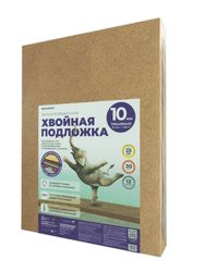 Звукоизоляционная хвойная подложка СОЛНЦЕ 790x590x10 мм, картинка