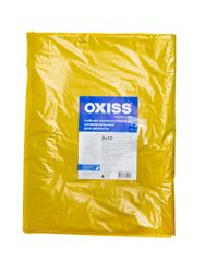 Пленка полиэтиленовая OXISS универсальная для ремонта 3х10м, цвет желтый, крупный план