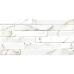 Плитка настенная Alma Ceramica Nevada Кирпичик 24,9X50 см 1,494 м2, детальное фото