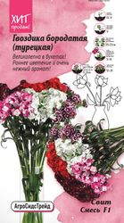 Гвоздика бородатая Свит Смесь 6 шт АСТ, картинка