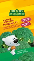Семена Капусты брокколи Резонанс АСТ 0,1 г, изображение