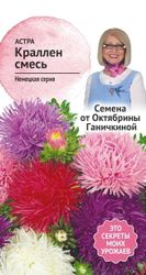 Семена Астра Краллен смесь 0,3 г  Семена от Октябрины Ганичкиной, изображение