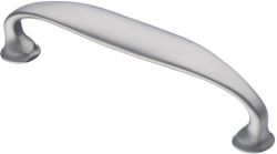Ручка-скоба 96 мм матовый хром KERRON RS-109-96 SC, крупный план