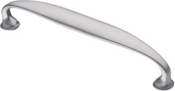 Ручка-скоба 128 мм матовый хром KERRON RS-109-128 SC, изображение