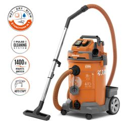 Пылесос строительный DAEWOO DAVC 2500SD 1400 Вт, крупный план