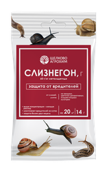Средство защитное от слизней и улиток Щелково Агрохим Слизнегон 14 гр, фотография