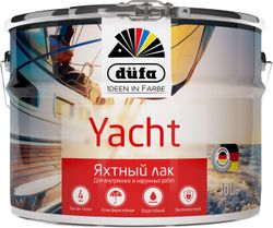 Лак яхтный düfa YACHT полумат 10л, детальное фото