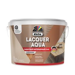 Лак Dufa Lacquer Aqua акрилатный интерьерный, колеруемый, полуглянцевый, 9 л, фото