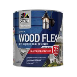 Краска Dufa Premium Woodflex высокоэластичная для деревянных фасадов, база 1, 0,9 л, фотография