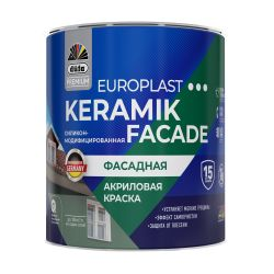 Краска Dufa Premium Europlast Keramik Facade фасадная, база 1, 0,9 л, картинка