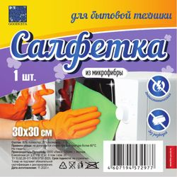 Салфетка для бытовой техники GOODESTA 30х30 см, детальное фото