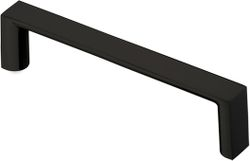 Ручка-скоба 96 мм матовый черный KERRON S-2440-96 BL, изображение