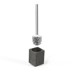Ершик для унитаза STONE BLACK полирезин, вид