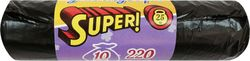 МЕШКИ 10ШТ Д/МУСОРА  ПНД 220Л, вид