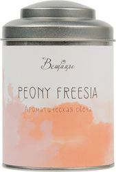 Ароматическая свеча PEONY FREESIA 75x75x110 мм, крупный план