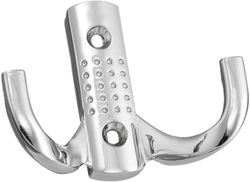 Крючок мебельный KERRON Hooks KR 0061 двойной хромовый, фото