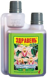 Удобрение комплексное Здравень Аква для орхидей 0,15 л, фото