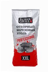 Уголь березовый SUPERGRILL Xxl, 8кг, картинка