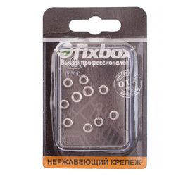 Гайка нержавеющий самоконтроль FixBox DIN 985 М 4 10 шт, изображение