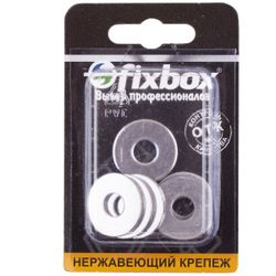 Шайба нержавеющий кузовная FixBox DIN 9021 8 мм 8 шт, фотография