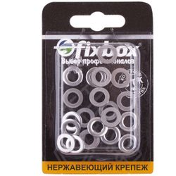 Шайба нержавеющий FixBox DIN 125A 6 мм 20 шт, детальное фото