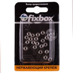 Гайка нержавеющий FixBox DIN 934 М 3 20 шт, фотография