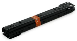 Направляющая мебельная роликовая Lemax prof NR-08-BL1-250 черный, крупный план