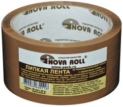 Клейкая лента NOVA ROLL 48 мм х 50 м коричневая, картинка