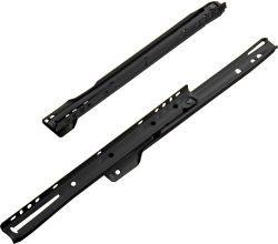 Направляющая мебельная роликовая Lemax prof NR-08-BL1-300 черный, картинка