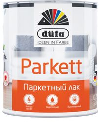 Лак Dufa PARKETT паркетный полуматовый 0,75л, вид