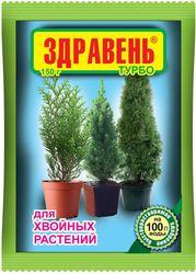 Удобрение Здравень для хвойных растений 150 г, фотография