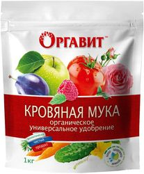 Удобрение ОРГАВИТ кровяная мука 1 кг, картинка