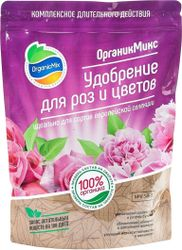 Удобрение OrganicMix для роз и цветов 850 г, фотография