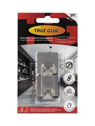 Крючки стальные TRUE GLUE ST05 самоклеящиеся овальные 2 шт, крупный план