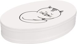 Мыльница настольная Fora Happy Cats керамика, картинка