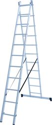 Лестница алюминиевая Новая Высота NV 1220 2 секции 11 ступеней, вид