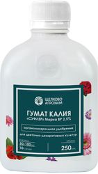 Удобрение Гумат Калия Суфлер для цветочно-декоративных культур, 250мл, вид