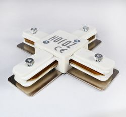 Соединитель шинопровода белый Х-образный однофазный X-Connector HRZ00000910, картинка