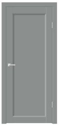 Межкомнатная дверь VellDoris STYLE3 4P ПЭТ 70x2000, серая, фото