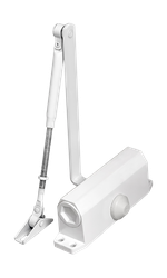 Доводчик дверной AJAX DCTR50-100 (TDR-100) 50-100 кг белый, крупный план