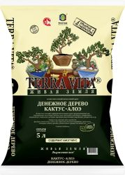 Грунт торфяной Живая Земля Денежное дерево-Кактус-Алоэ 5 л, фото