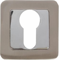 Накладка на замок PUNTO ET QR SN/CP-3 квадрат никель хром, изображение