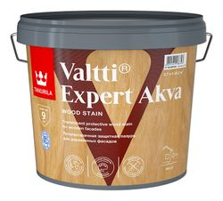 Лазурь антисептическая Tikkurila/Tikkivala Valtti Expert Akva Бесцветный 2,7 л полуматовая, изображение